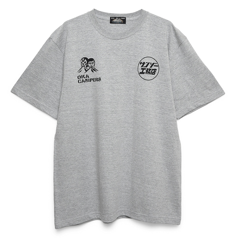 丘キャンパーズxサンゾー工務店］焚き火TEE | ALL ITEMS,COLLABO ITEMS