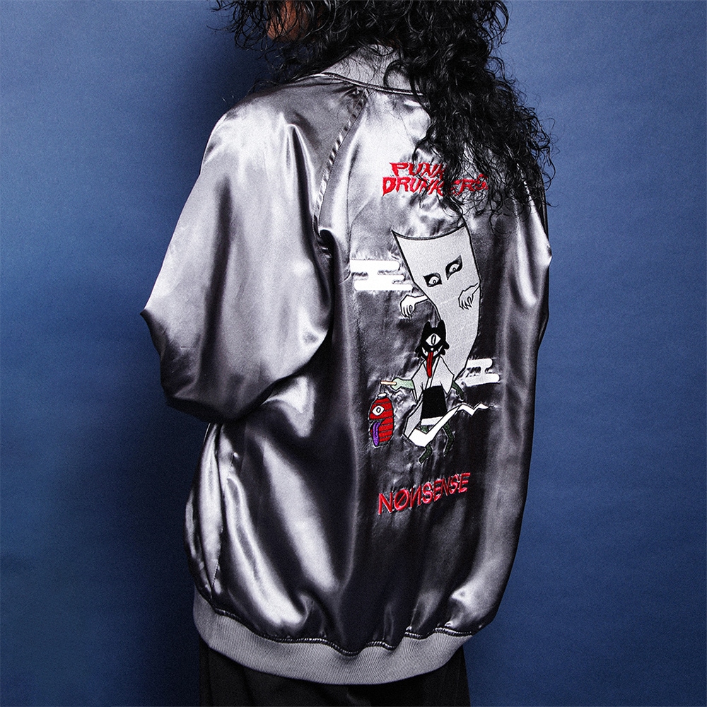 PDSxNONSENSE JP］妖怪スカジャン / BLUE | 全商品 | 鷹の爪Online Store