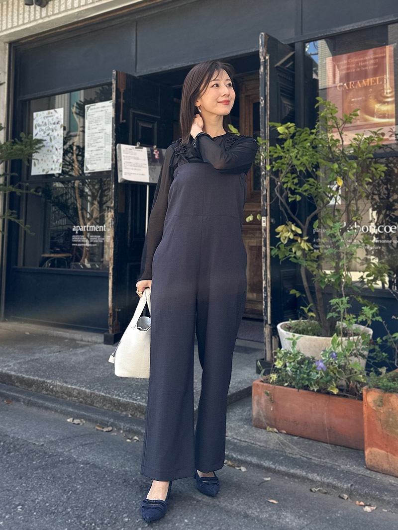 フリルストラップサロペット｜designed with Saaya Mizuno