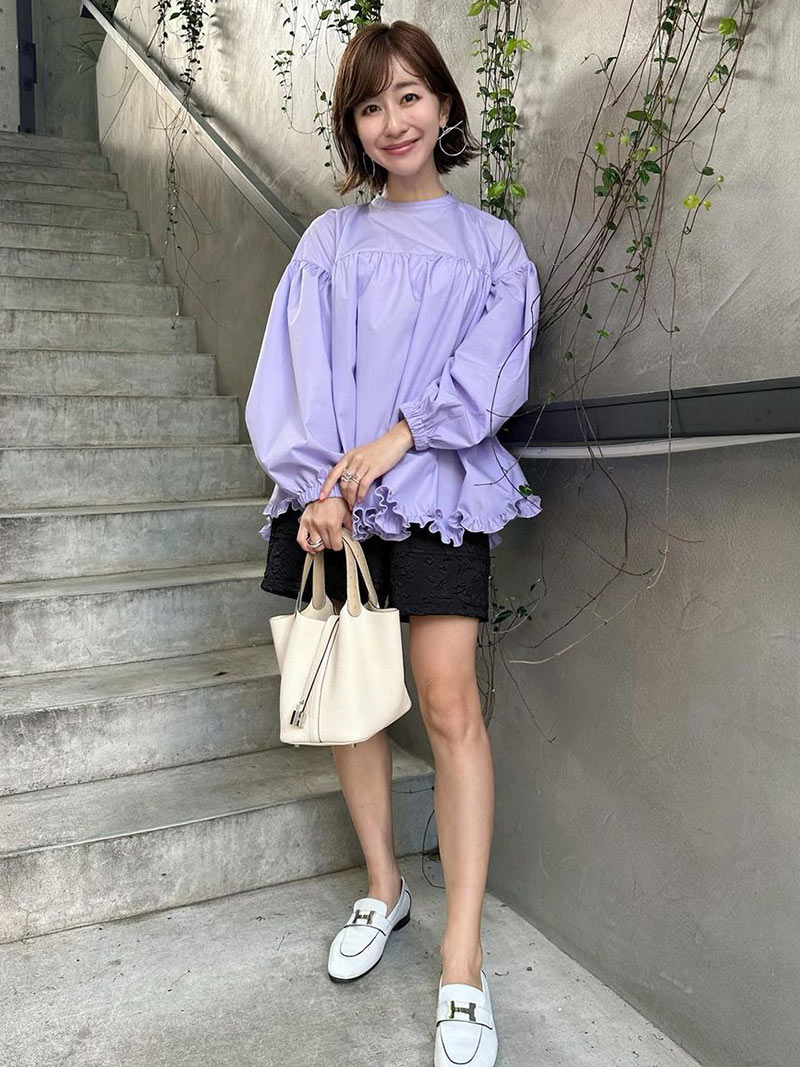 甘くて知的な絶妙ショーパン エンボスショートパンツ｜designed with