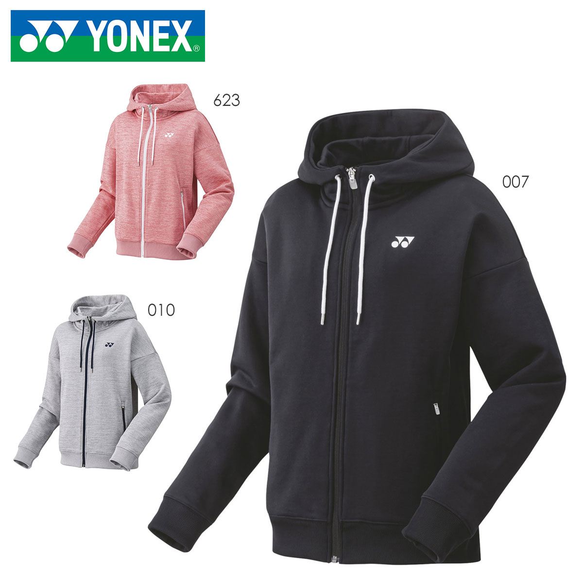 YONEX'24年 FEEL SERIES ○ショートパンツ とUVパーカー、L YONEX'24年