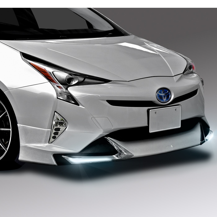 HELIOS ZVW50系 前期 プリウス フロントハーフスポイラー メッキ