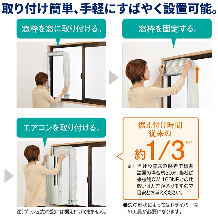 ウインドエアコン コロナ リララ 冷房専用 2023年モデル 単相100V 除菌