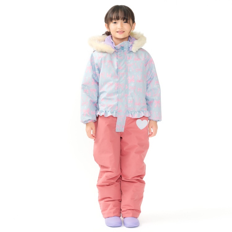 リボン柄切替スノーコンビ スノー｜子供服・ベビー服の通販はこどもの