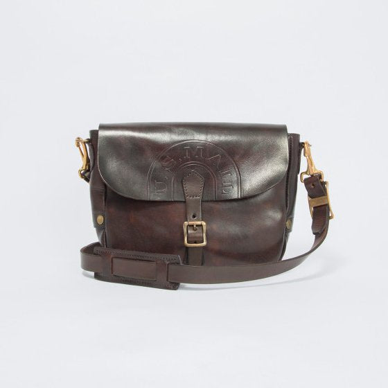 vasco / LEATHER POSTMAN SHOULDER BAG -SMALL (PLANE/USMAIL)