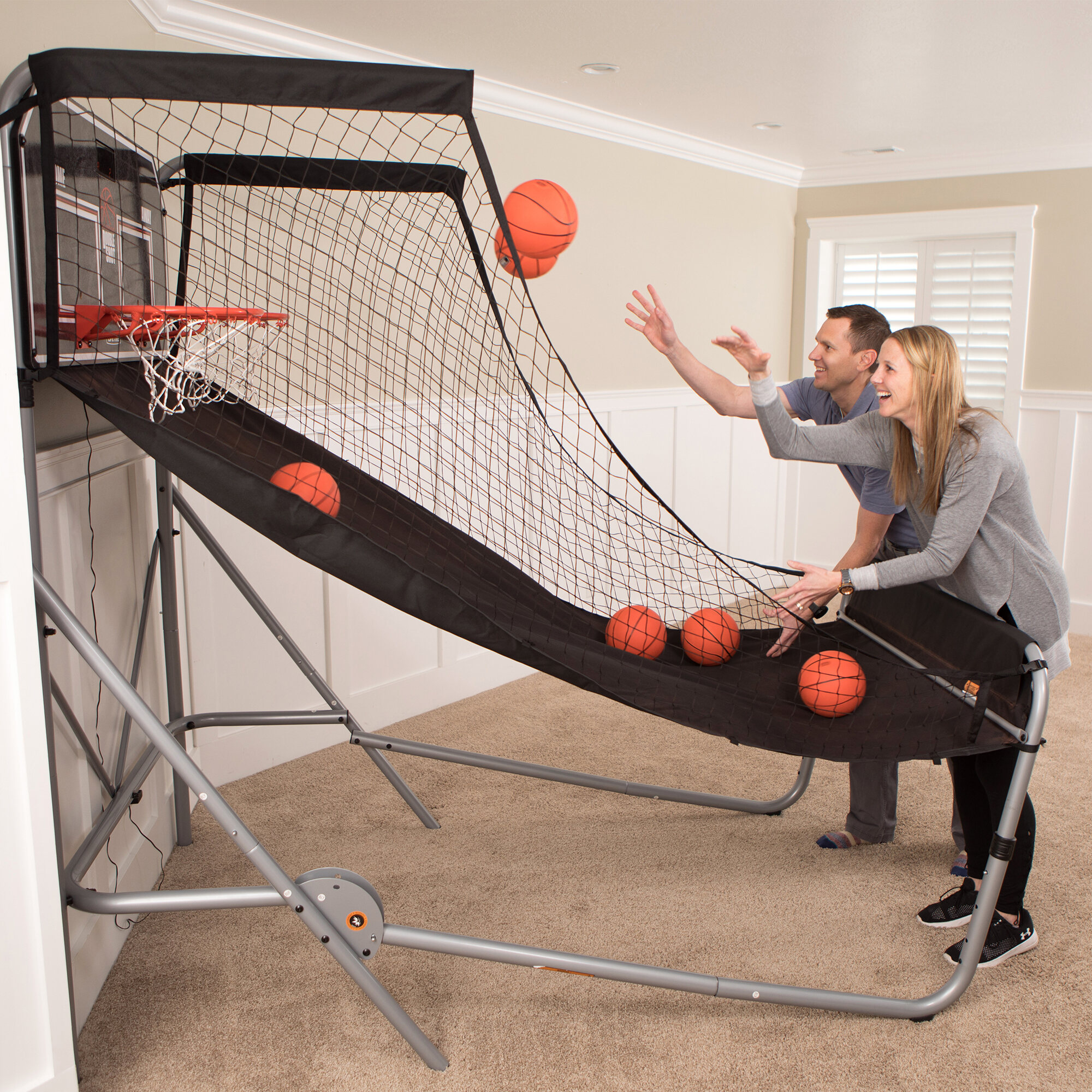 Lifetime Double Shot Deluxe Basketball Arcade Game (New and Improved)