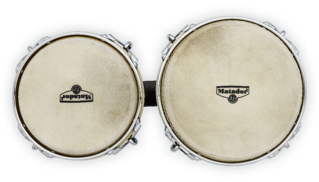 LP Matador M201 Bongos - Dark Brown/Chrome | Quality Sound & Style