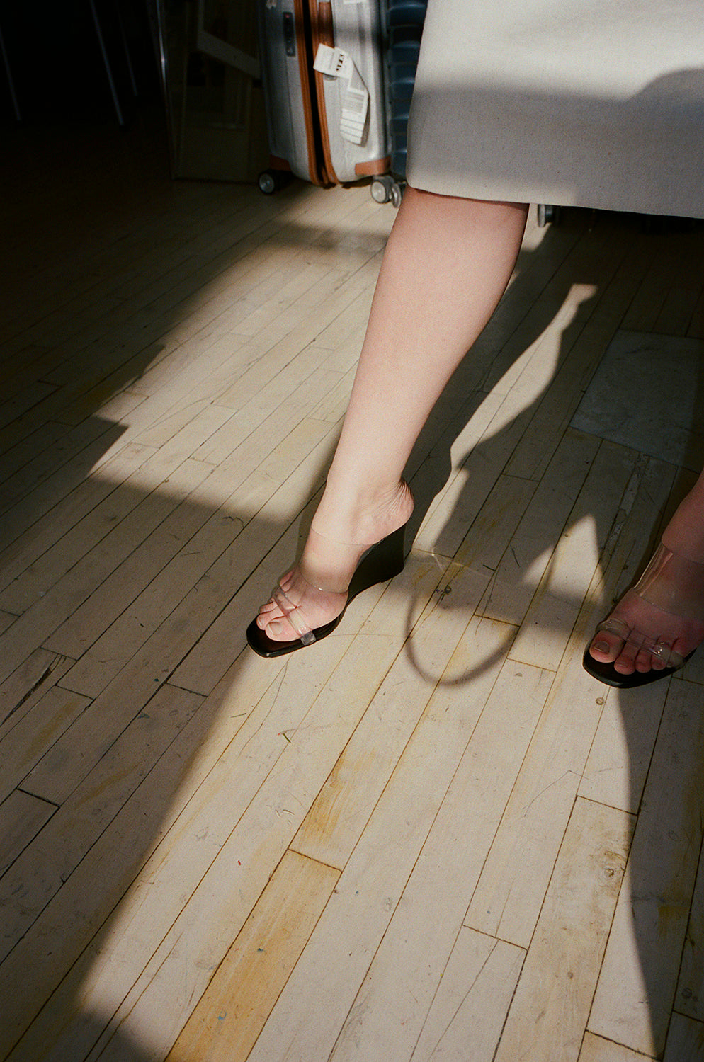 OLYMPIA WEDGE, BLACK CALF – Maryam Nassir Zadeh