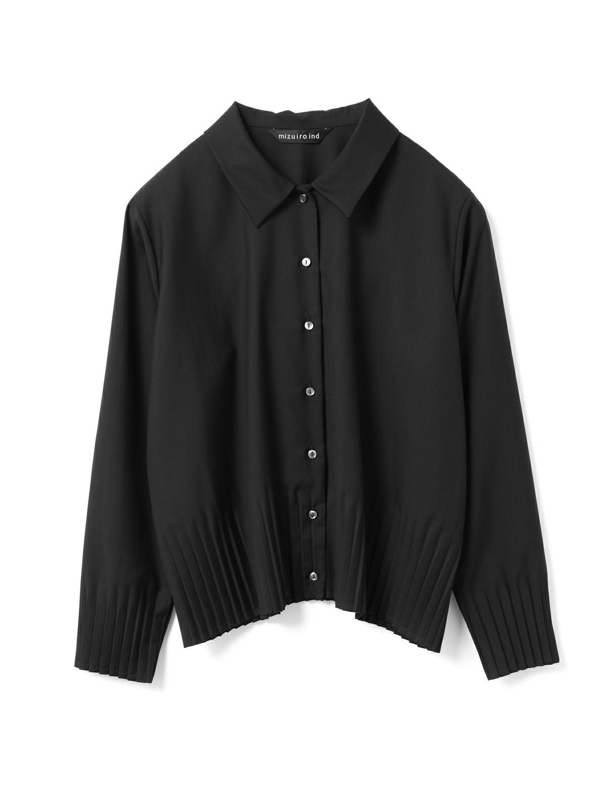 mizuiro ind プリーツヘムシャツ｜ MARcourt ONLINE STORE