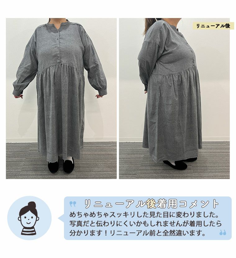 n'OrLABELチェック柄フランネルシャツワンピース』 キャピタル