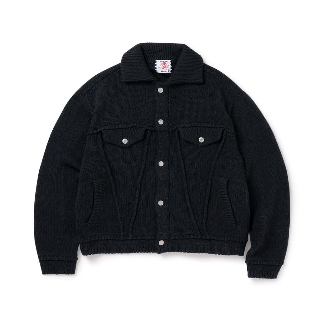 SON OF THE CHEESE 3RD KNIT JACKET – MAROON WEBSTORE