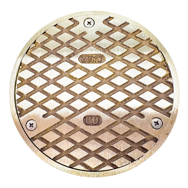 Zurn ZB1400 Adjustable Cleanout - Polished Bronze Finish