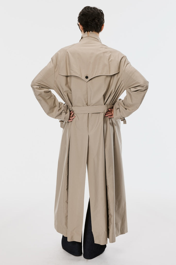MASU 21ss coat コート トレンチコート MASU - WRAP COLLAR TRENCH