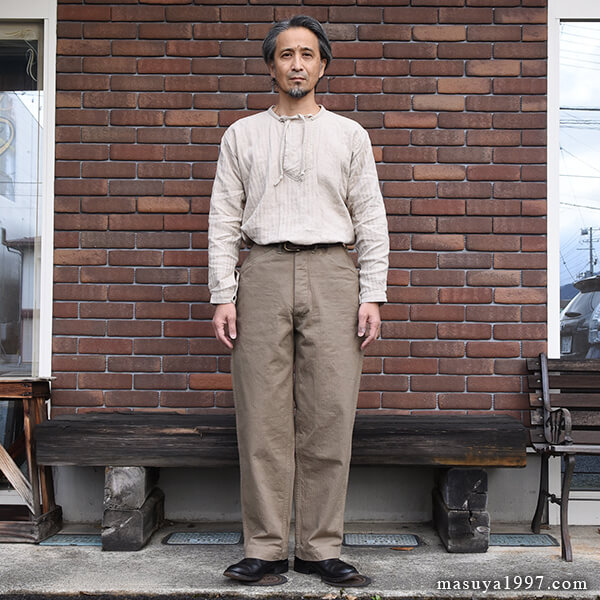 WAREHOUSE “Lot 1213 MILITARY HERRINGBONE UTILITY PANTS” | MASUYA