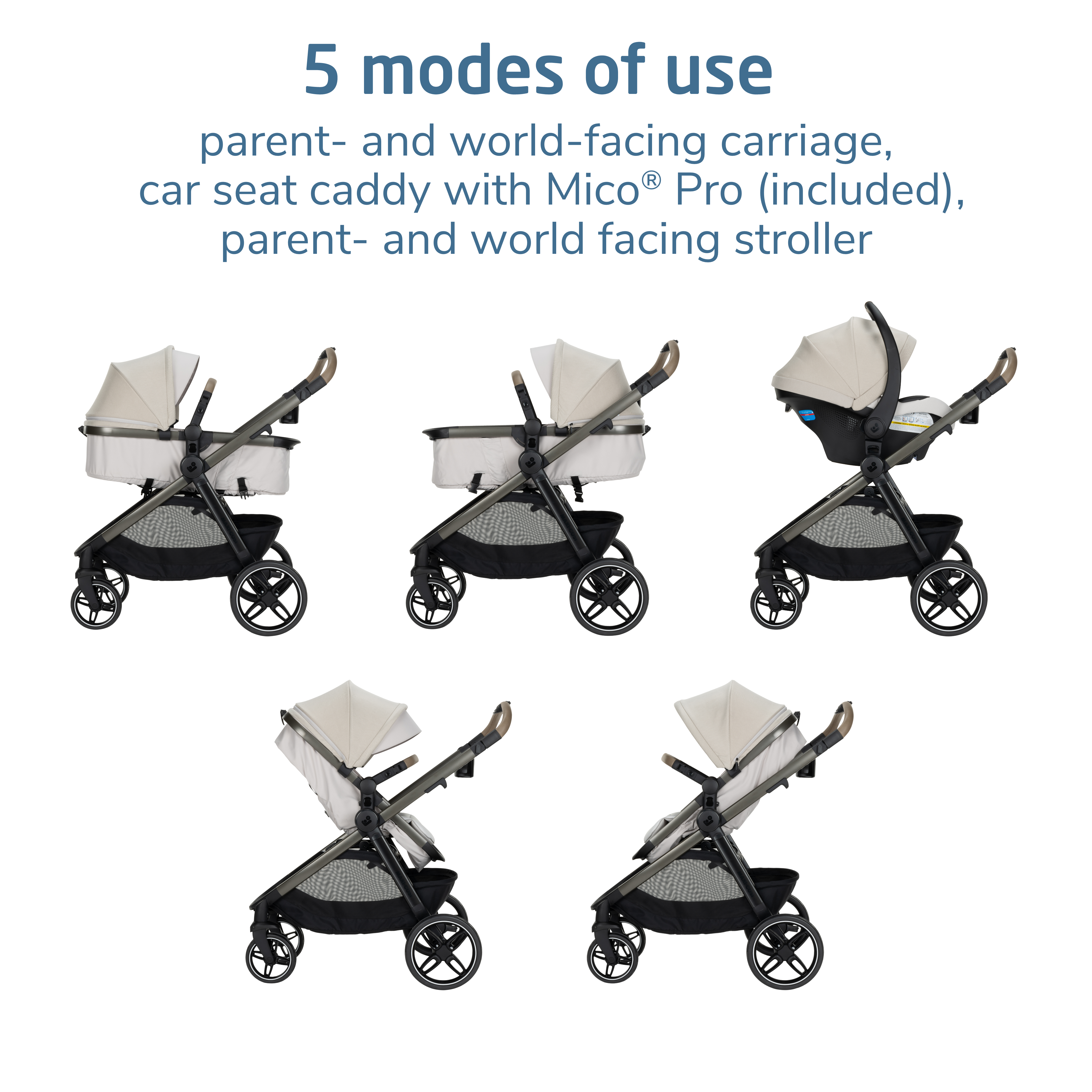 Maxi-Cosi Zelia™ Pro 5-in-1 Modular Travel System