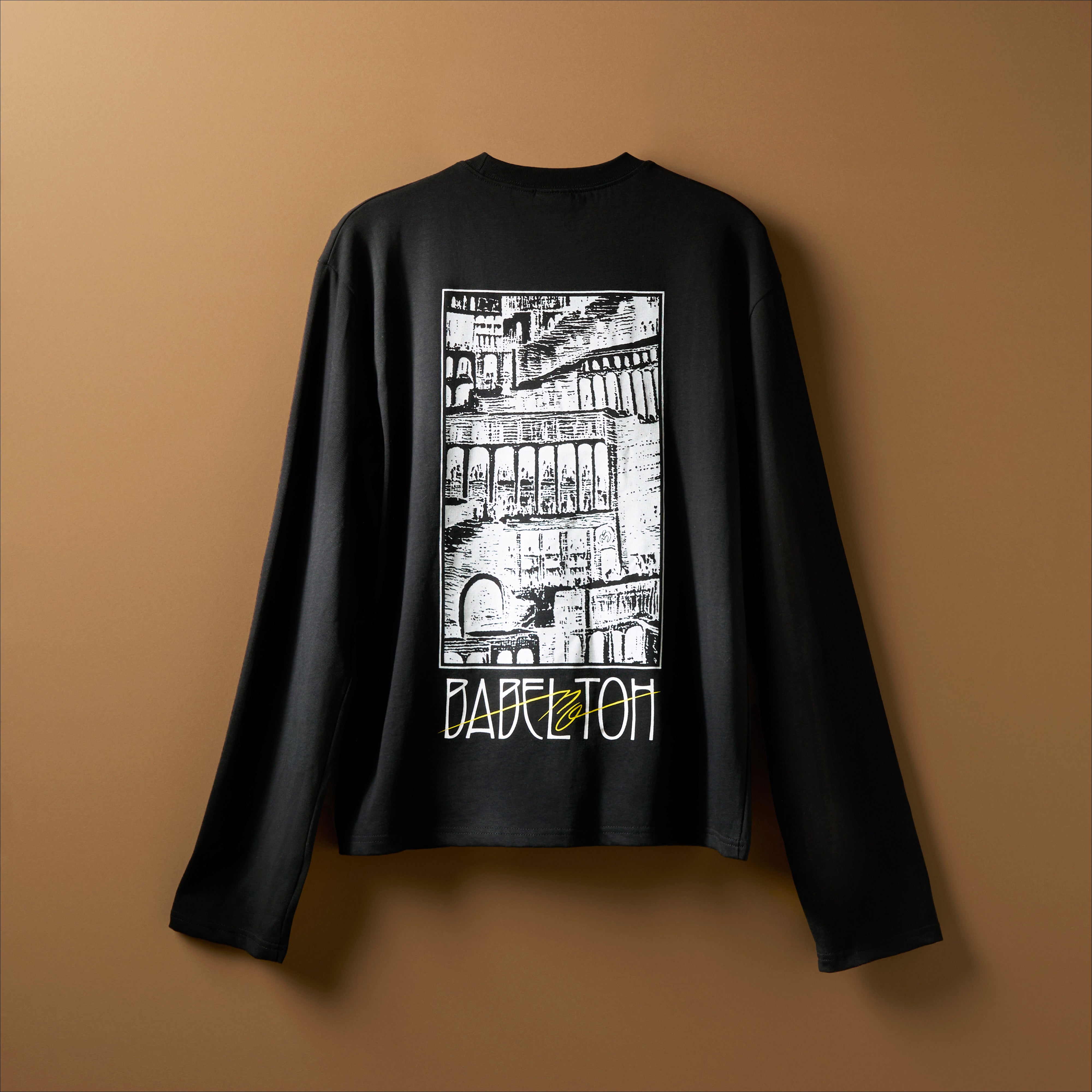 BABEL no TOH” ロングスリーブTシャツ / ブラック – Mrs. GREEN APPLE