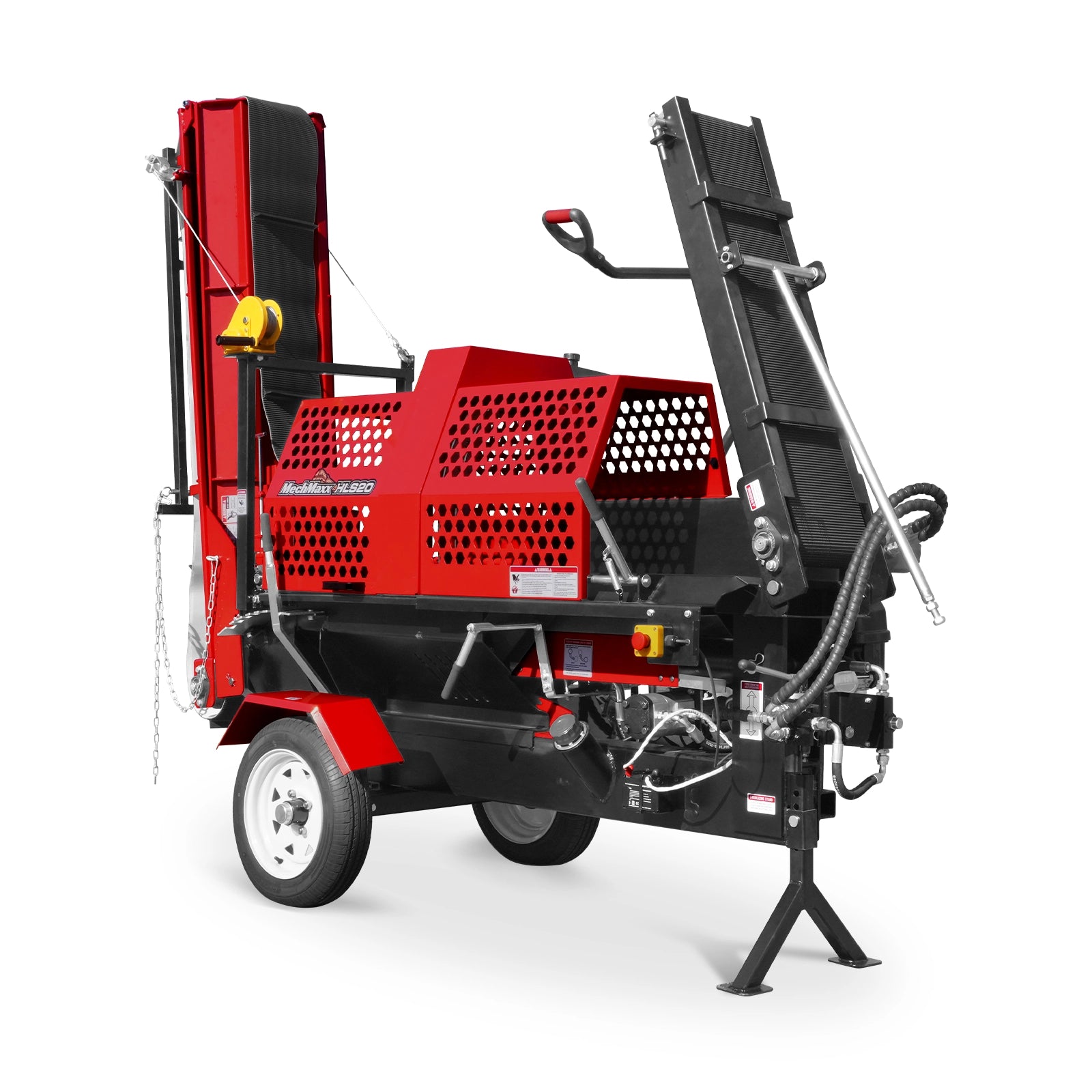 Firewood Log Splitter Processor with Conveyor, 20ton Splitting Force 2