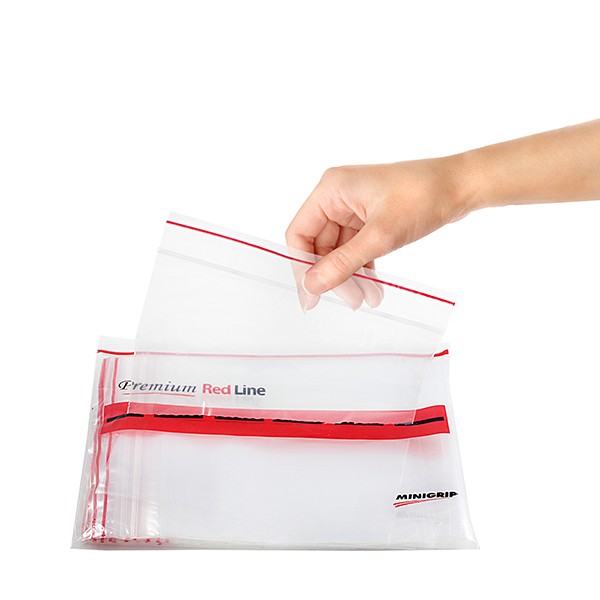 Minigrip® Red Line™ Zip Closure Bags (MGRL2P0406)