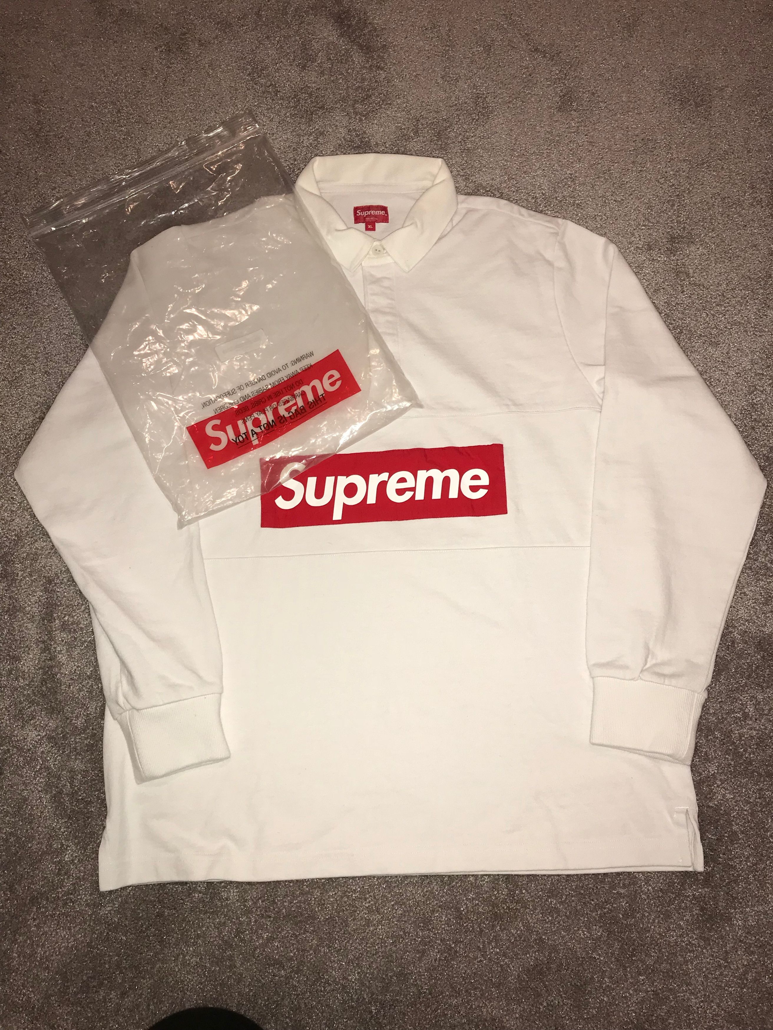 Supreme Box Logo Rugby | Grailed