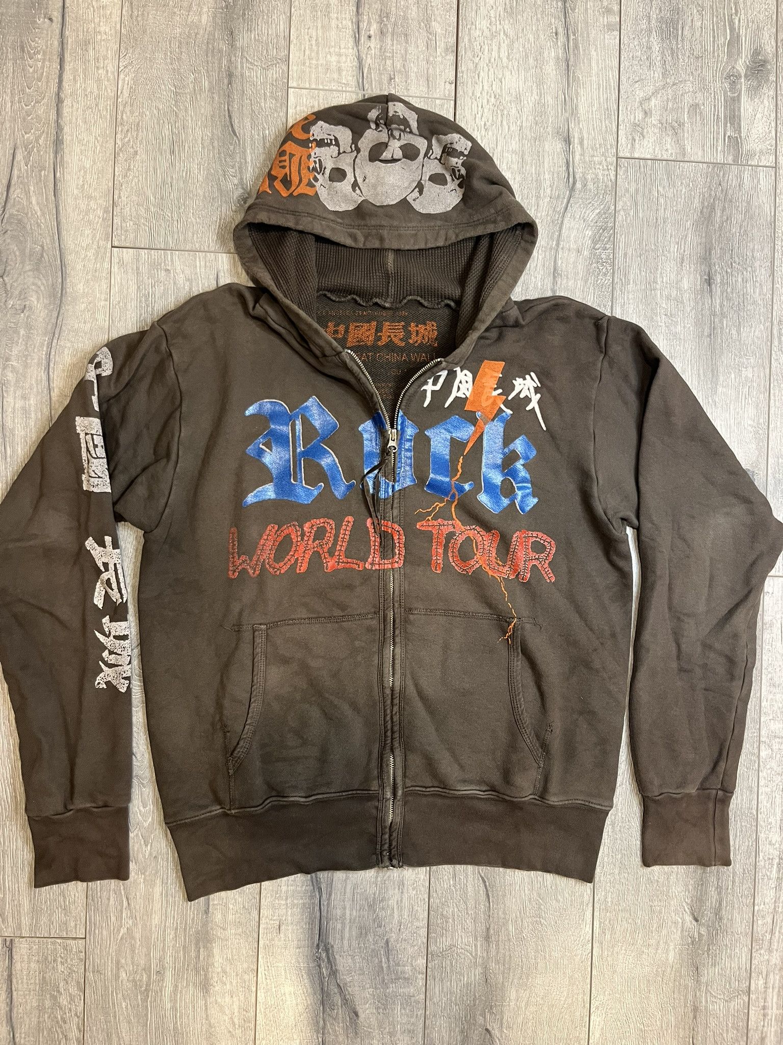 The Great China Wall The Great China Wall Rock World Tour Zip Up