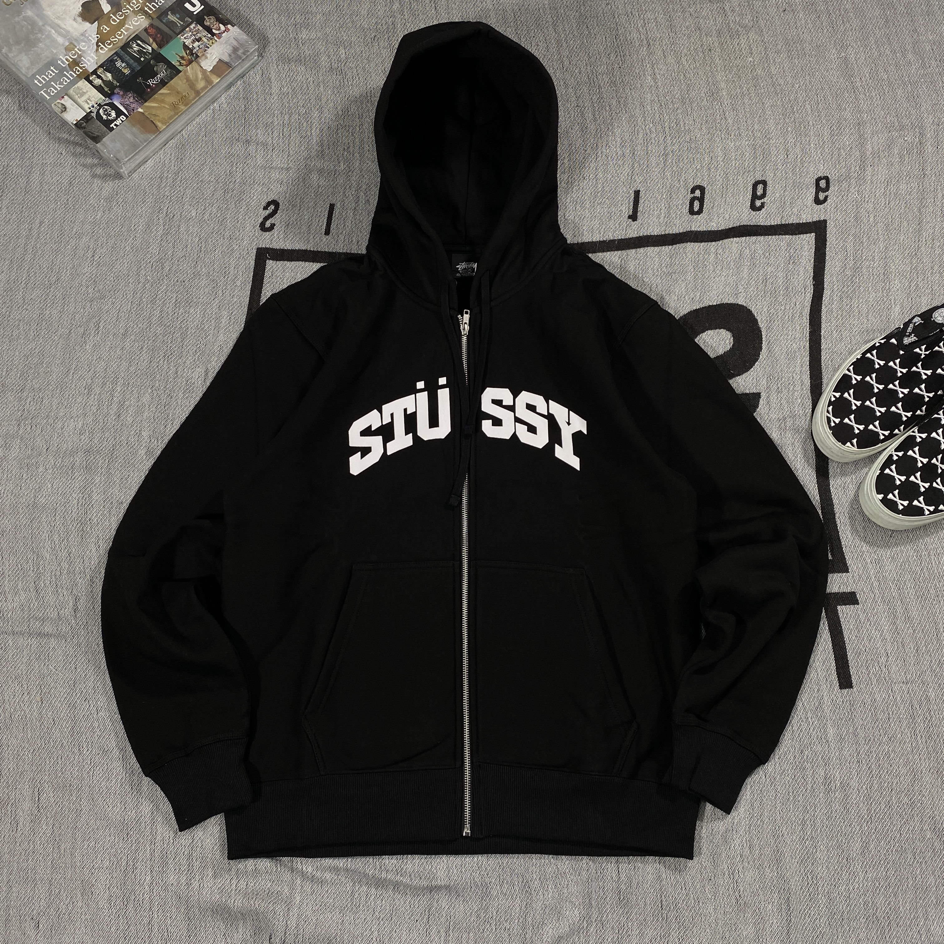 Stussy Stussy Outline Zip Hoodie | Grailed