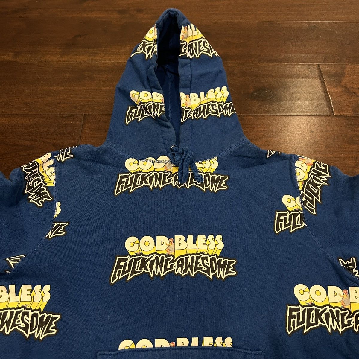 Fucking Awesome × Supreme Fucking Awesome God bless all over print