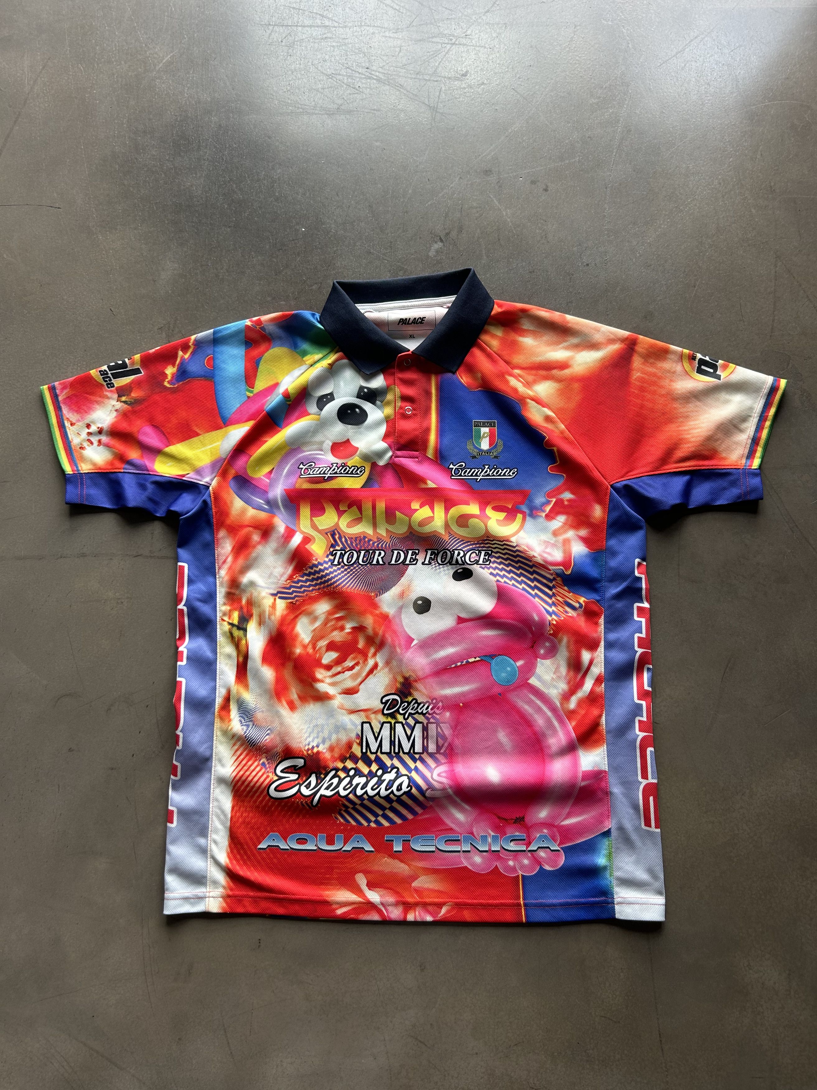 Gucci × Palace Gucci X Palace Strawberry Print Jersey | Grailed