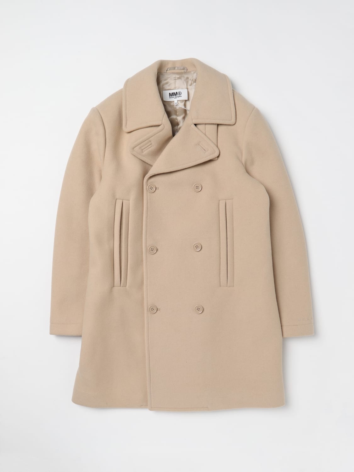 Mm6 Maison Margiela Jacket kids - Beige | M60394MM00W | GIGLIO.COM