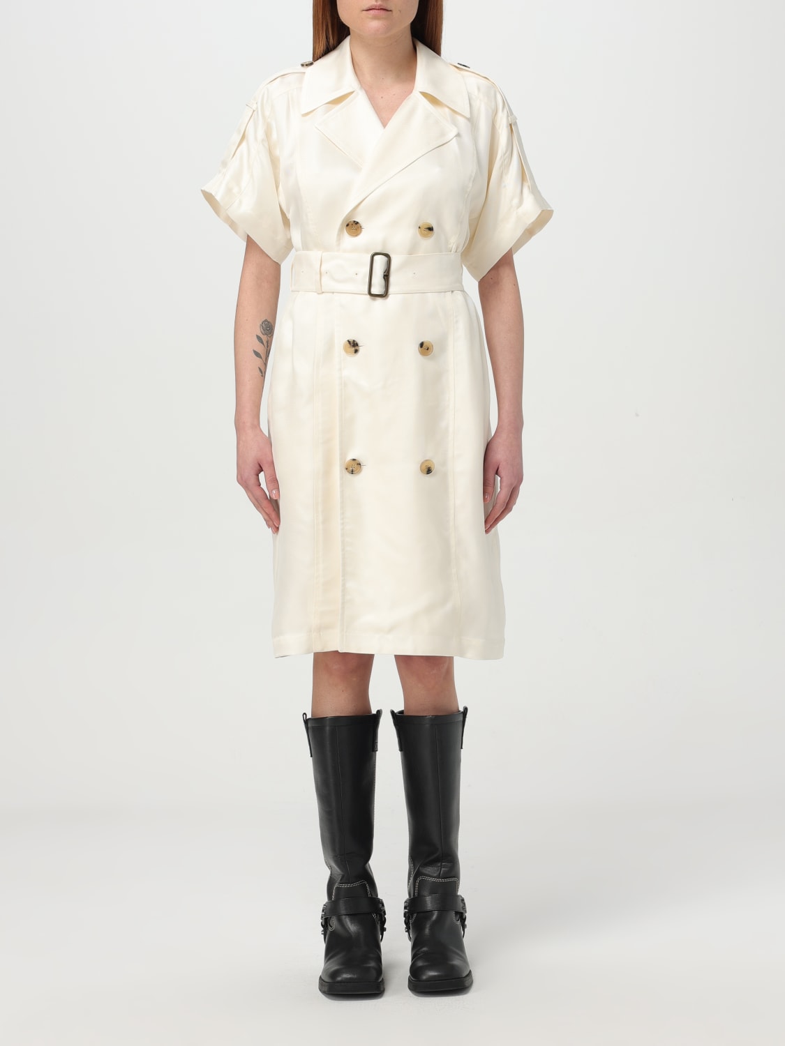 Burberry Dress woman - White | 8106218 | GIGLIO.COM