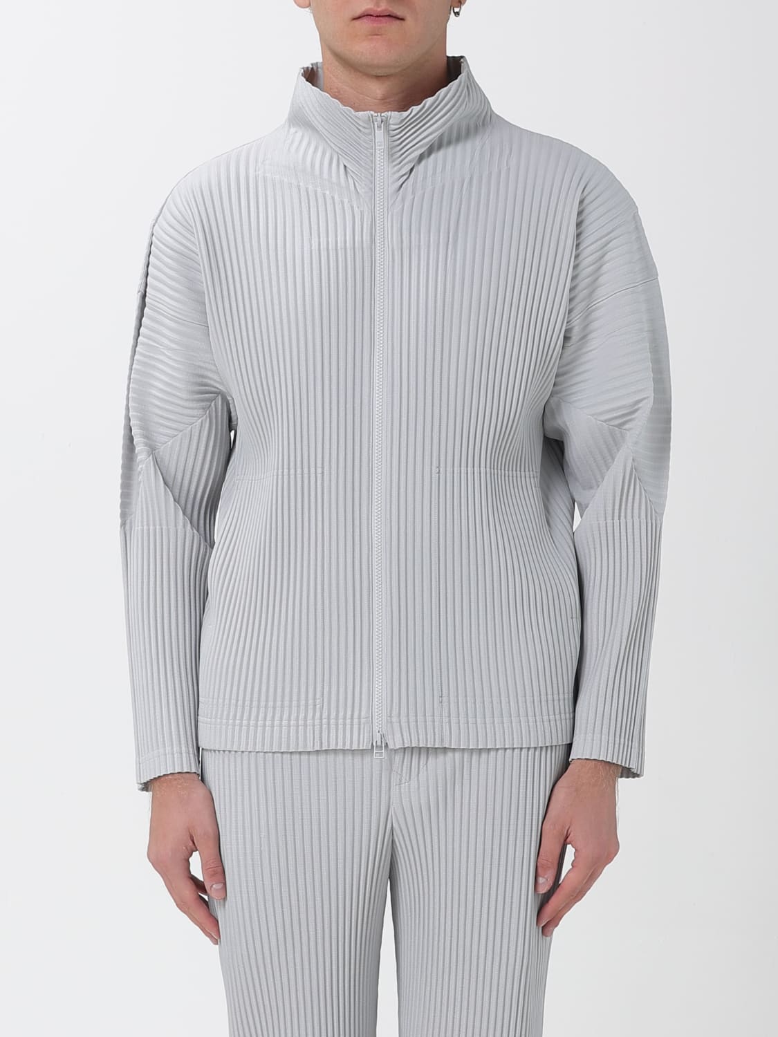 Homme Plisse' Issey Miyake Shirt men - Grey | HP58JL540 | GIGLIO.COM