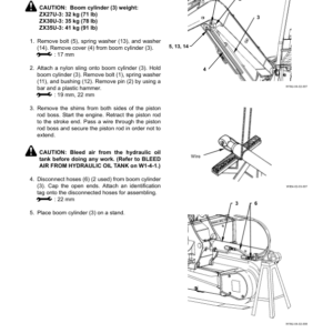 Hitachi ZX27U-3, ZX30U-3, ZX35U-3 Mini Excavator Service Repair Manual