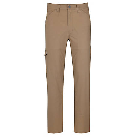 Blue Mountain Men's Relaxed Fit Mid-Rise Canvas Utility Pants at