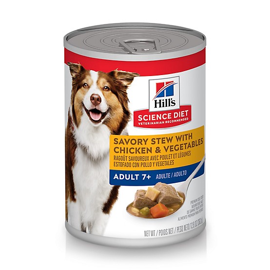Hill's Science Diet Senior Savory Chicken and Vegetables Stew Wet