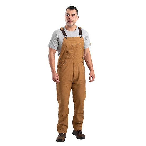 Berne Men's Flex 180 Duck Unlined Bib Overalls at Tractor Supply Co