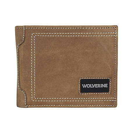 Carhartt Men's Saddle Leather Bifold Wallet at Tractor Supply Co
