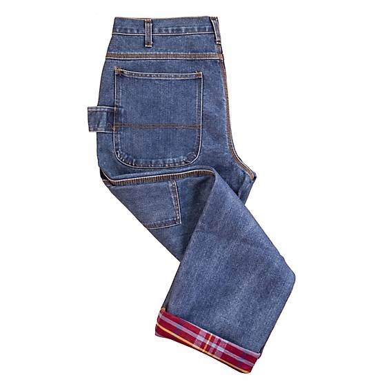 Itasca Men's Relaxed Fit Mid-Rise Utility Flex Denim Pants at