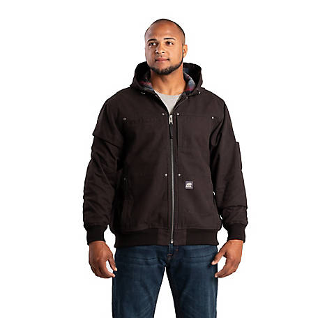 Berne Men's Sherpa-Lined Duck Hooded Jacket at Tractor Supply Co