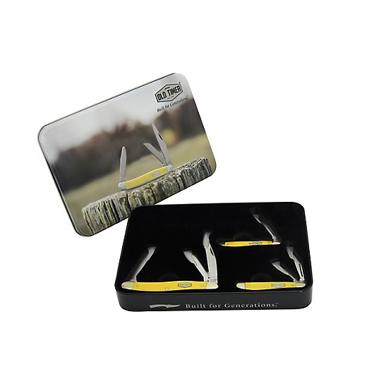 Old Timer 3-Folder Yellow Peanut Knife Tin at Tractor Supply Co