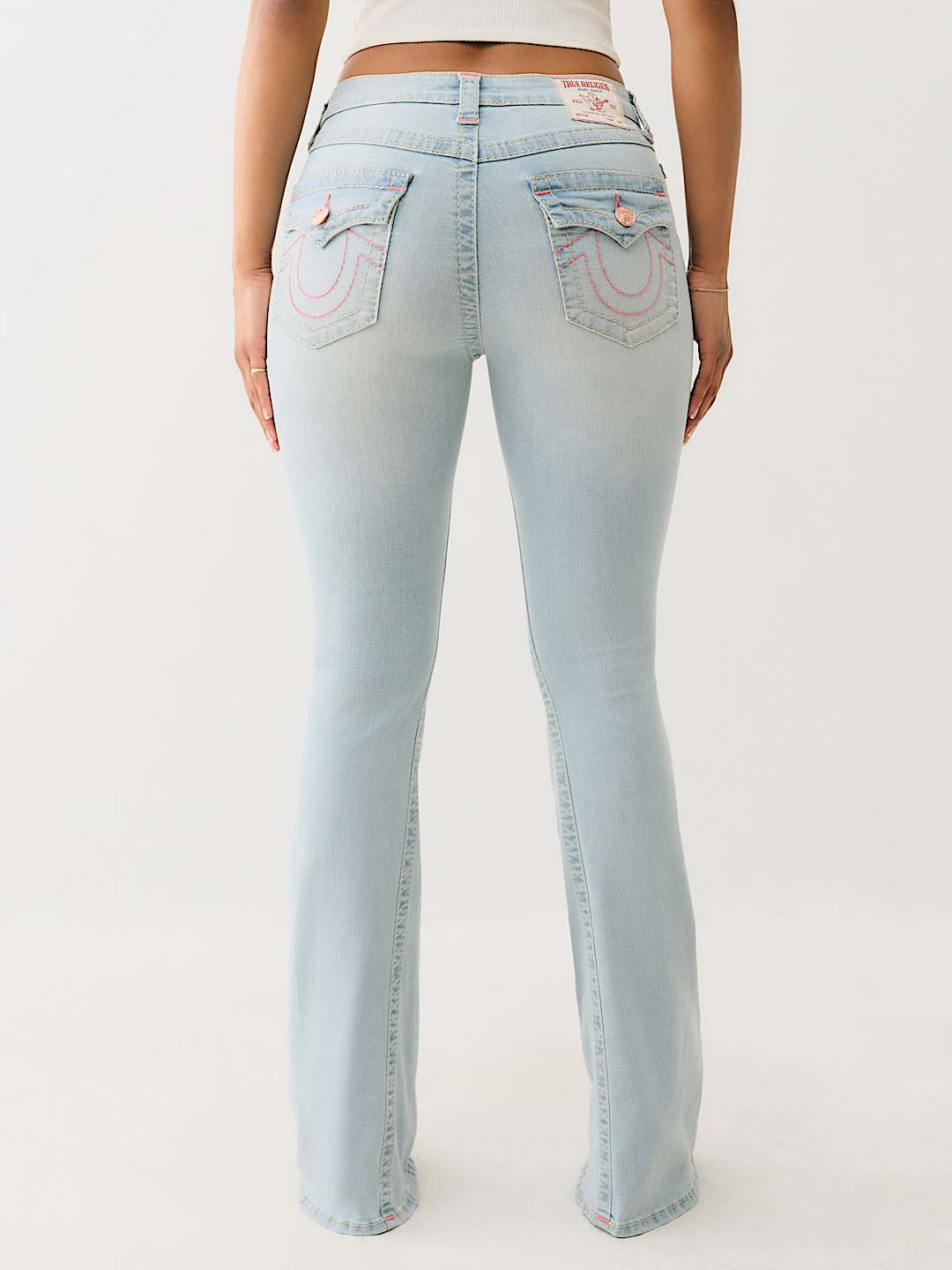 JOEY MID RISE BIG T FLARE JEAN