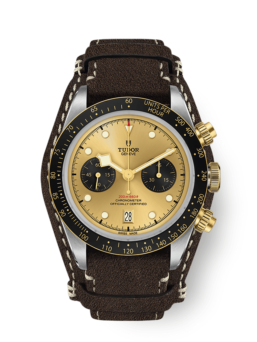 チューダー Black Bay Chrono S&Gウォッチ - 41 mm スチール製ケース