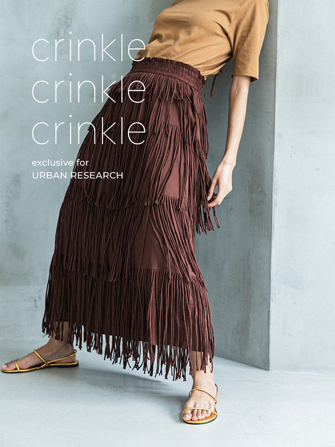 crinkle crinkle crinkle exclusive for URBAN RESEARCH – URBAN