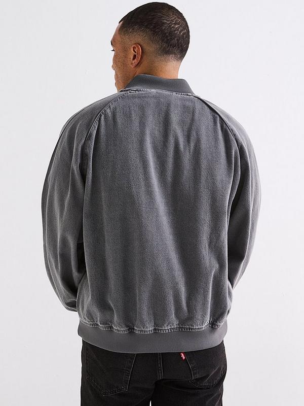 adidas Originals Men's Adicolor Loose Denim Wash Jacket - Dark