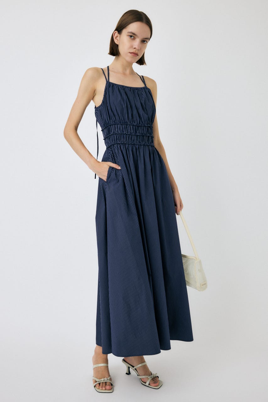 MOUSSY | GATHER キャミドレス (ワンピース(ロング） ) |SHEL'TTER