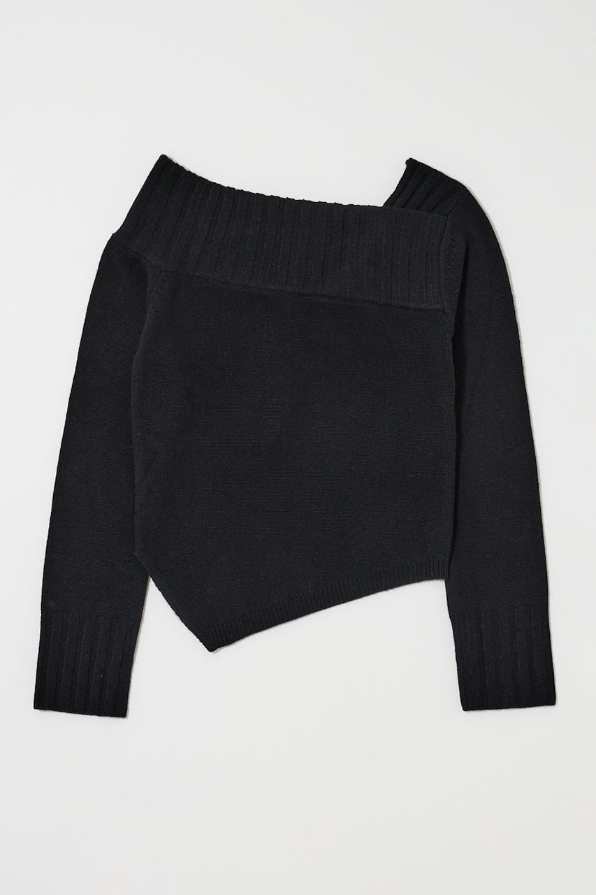 MOUSSY | ASYMMETRY トップス (ニット ) |SHEL'TTER WEBSTORE