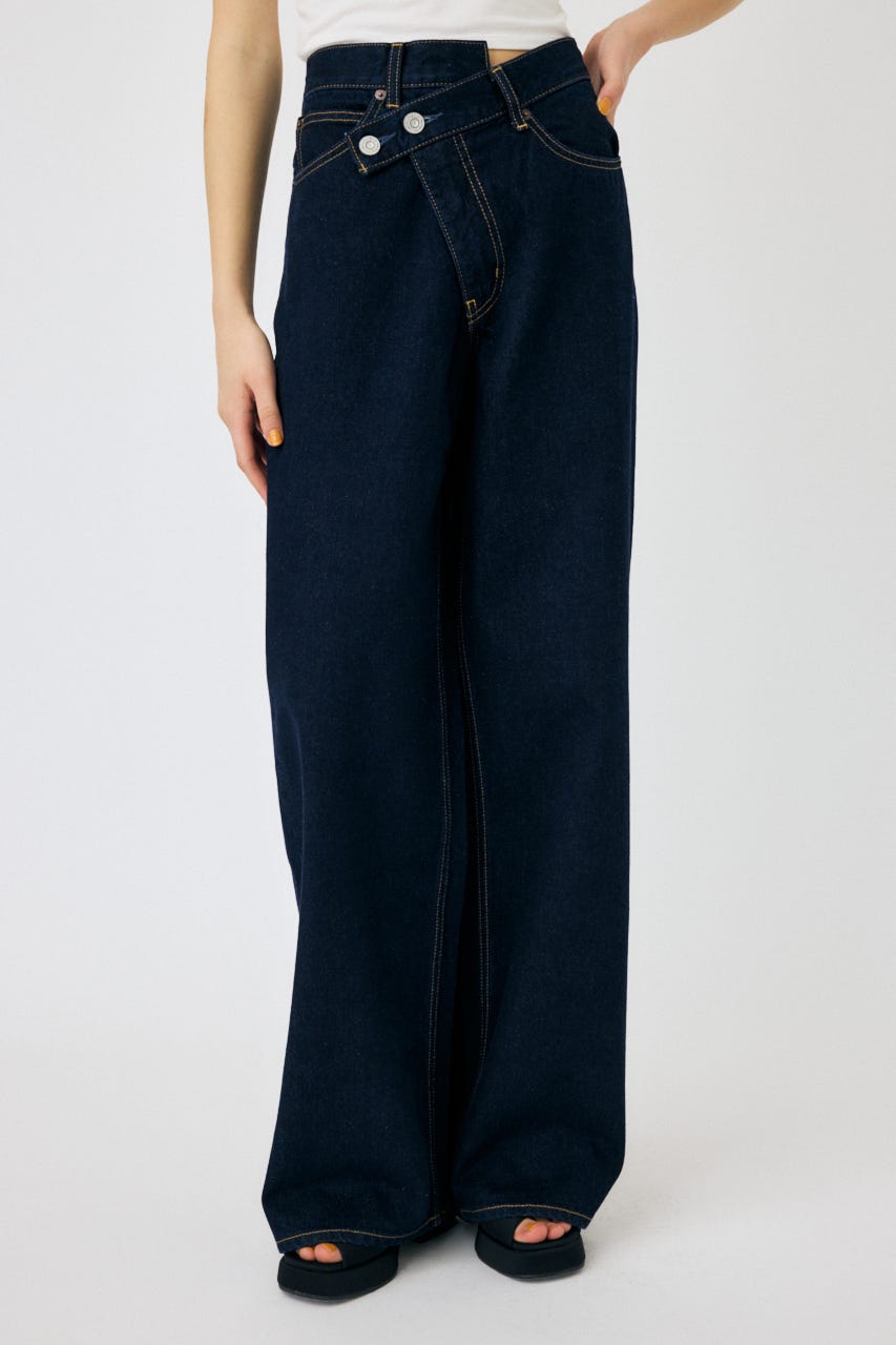 MOUSSY | CROSS WAIST WIDE ストレート (ワイド ) |SHEL'TTER WEBSTORE