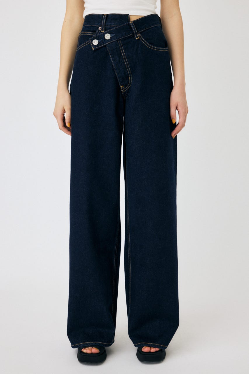 MOUSSY | CROSS WAIST WIDE ストレート (ワイド ) |SHEL'TTER WEBSTORE