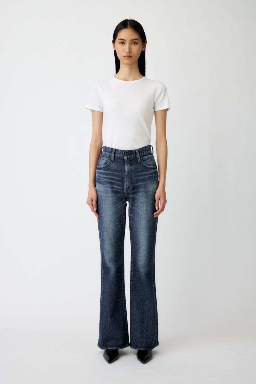 MOUSSY | MVS D/BLU FLARE / ロングサイズ (フレア ) |SHEL'TTER WEBSTORE