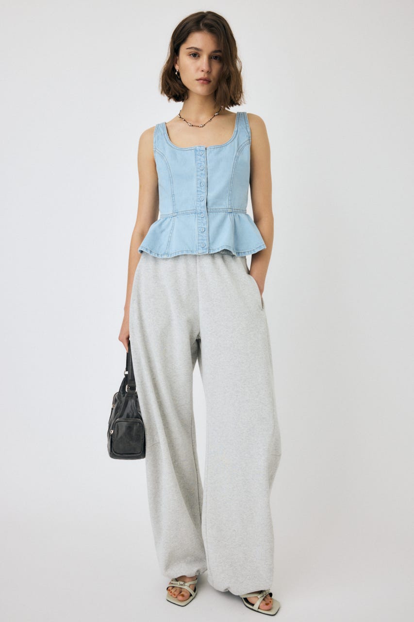 MOUSSY | SQUARE NECK デニム ビスチェ (シャツ・ブラウス ) |SHEL