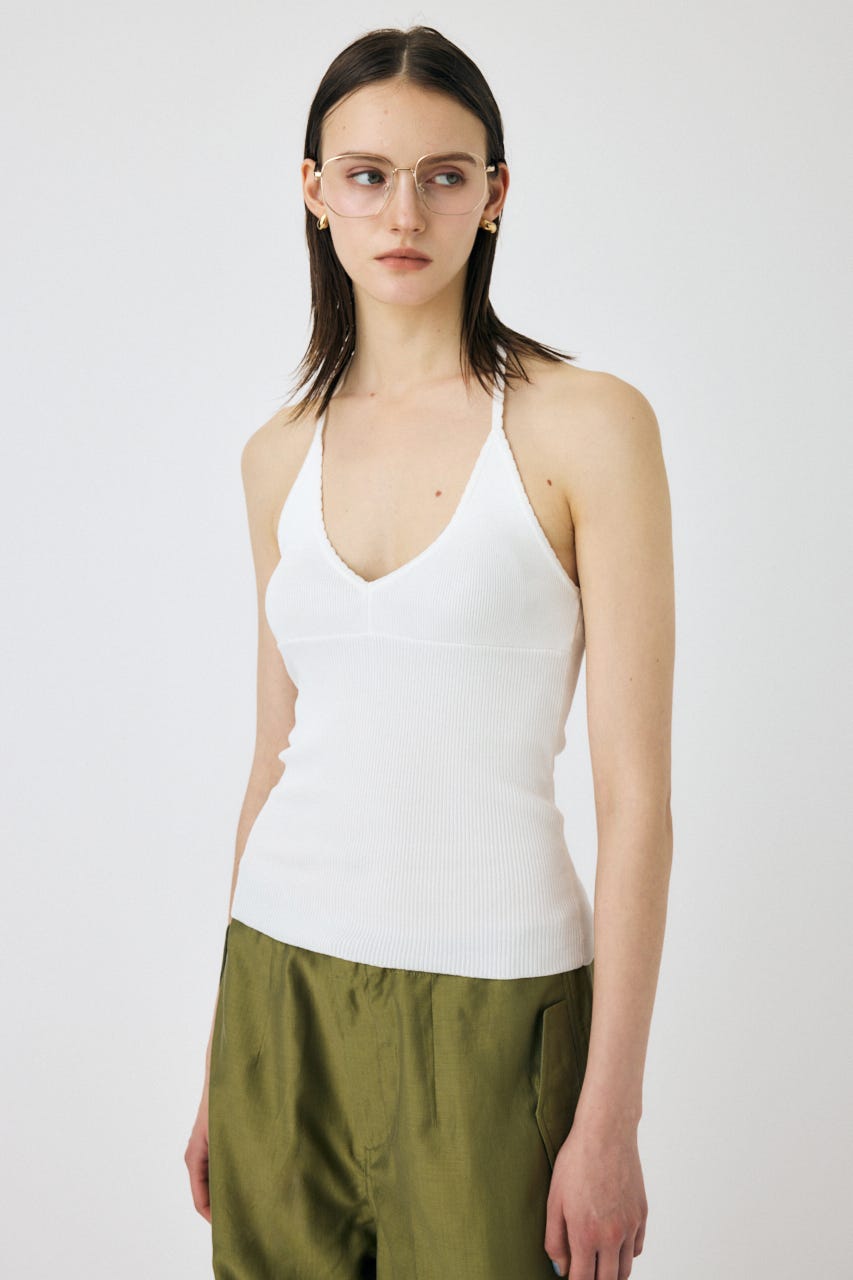 MOUSSY | HALTER KNIT キャミ (キャミソール ) |SHEL'TTER WEBSTORE