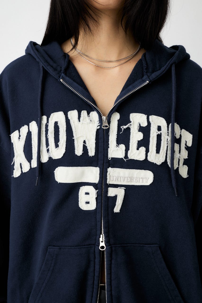 MOUSSY | 【新色追加】COLLEGIATE ZIP フーディー (スウェット